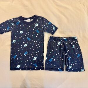 Hanna Andersson Rocket and Star Pajama Set